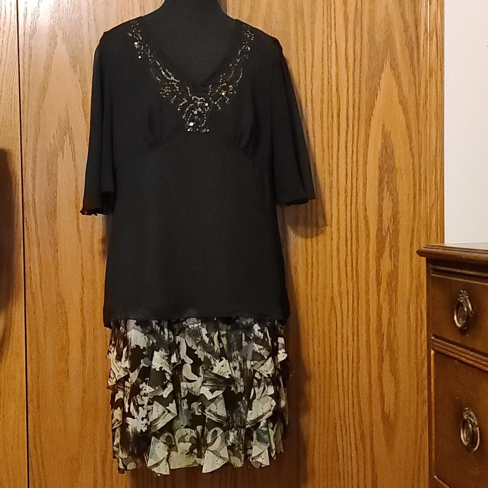 Sequin Trim Blouse